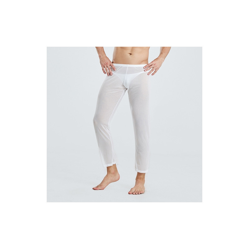 MenSexyWear Longjohn sexy Ice Long Blanc